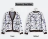White Cartoon Jacquard Trim Cardigan