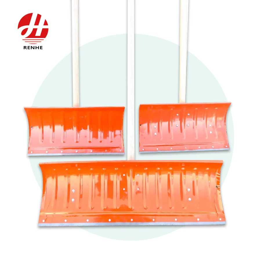 High Quality Custom 50Mn Steel   Snow  Shovel With Wheels