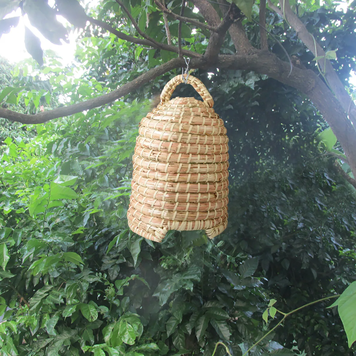 Beekeeping Tools Skep Straw Beehive Bee Cage