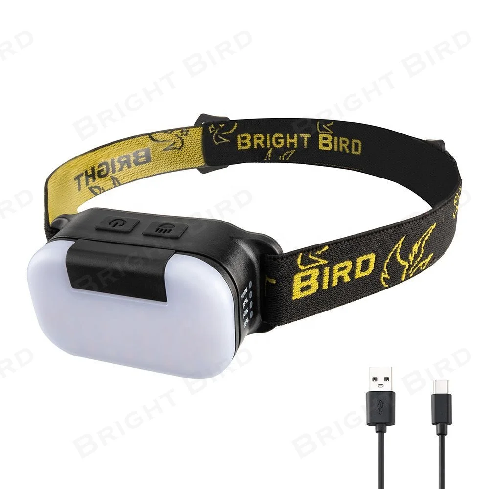 Перезаряжаемые светодиодные фары с открытым верхом яркая птица прочный материал из ПВХ несколько ламп для кемпинга и бега