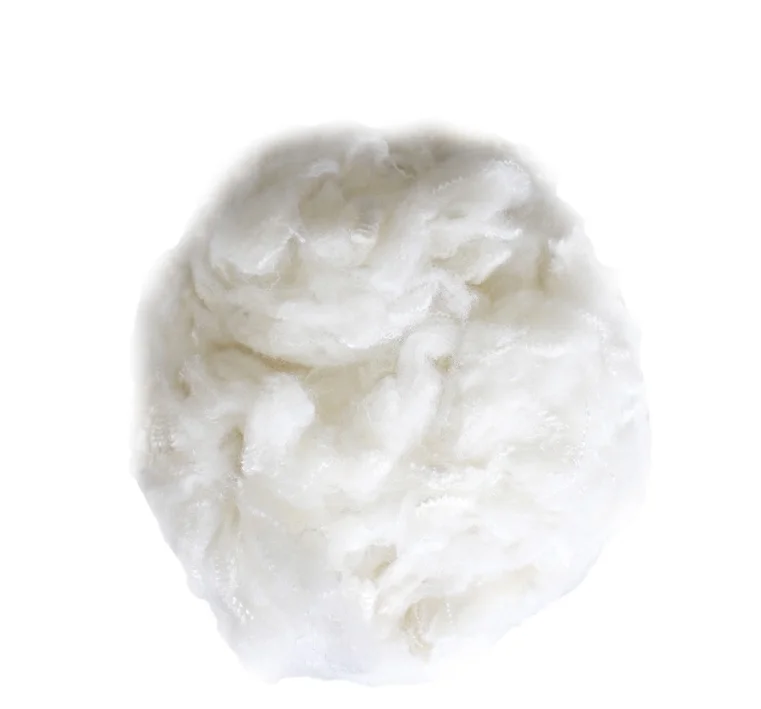 HCS hollow conjugated siliconized polyester staple fiber recycled high grade type
