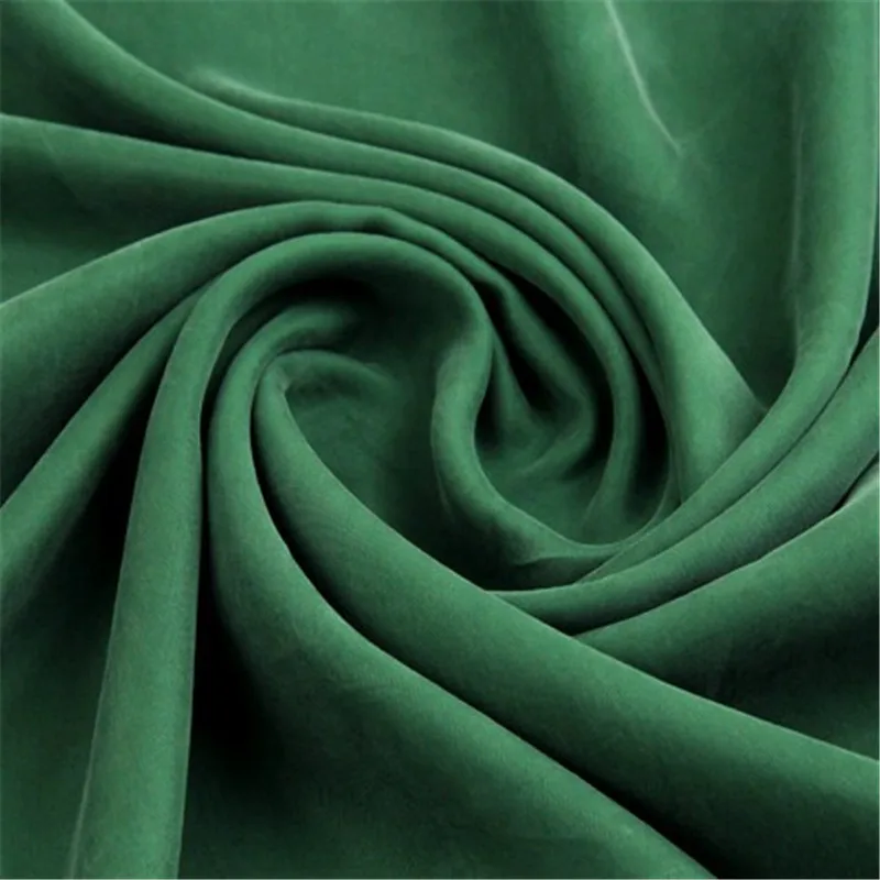 Organic Soft Feeling Heavy Sand Washed Silk Cupro Fabric Copper Dark Color for Sleepwear Underwear Cushion