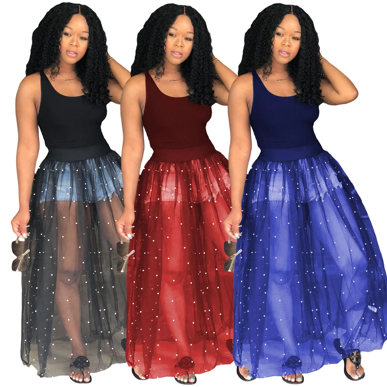 Netting Bubble Dress 