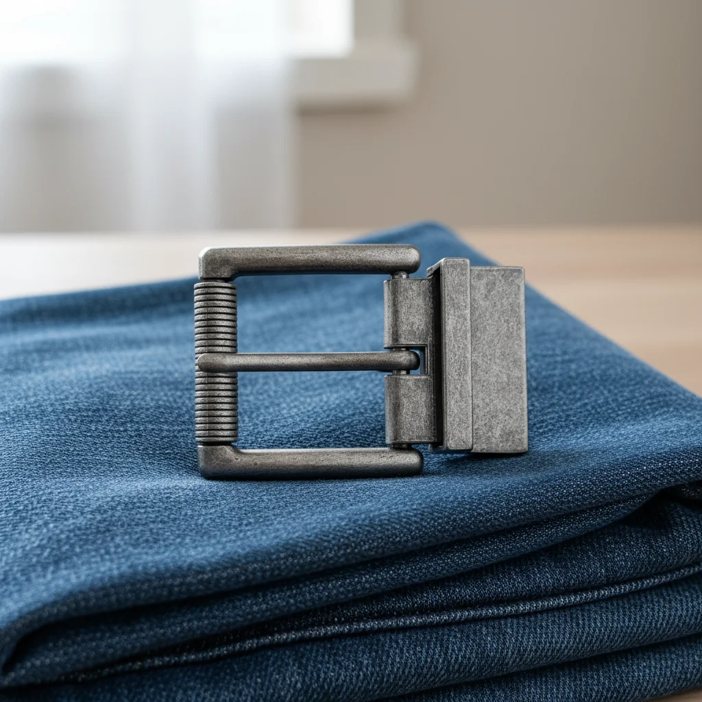 Boucle De Ceinture Simple En Alliage De Zinc - Noir - Largeur 3.6-3.9 Cm - Remplacement Universel - 6