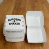 Boîte à burger (en carton ondulé ou en carton)