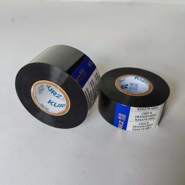 CED8 35mm*100m High Temperature Resistant Steam Cooking Resistant Freeze Resistant PVC Heat Transfer Coding Machine Ribbon 3