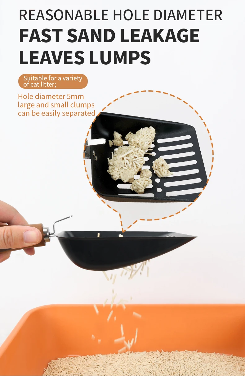 New Cat Poop Scooper Thickened Large Surface Cat Litter Shovel Scoop