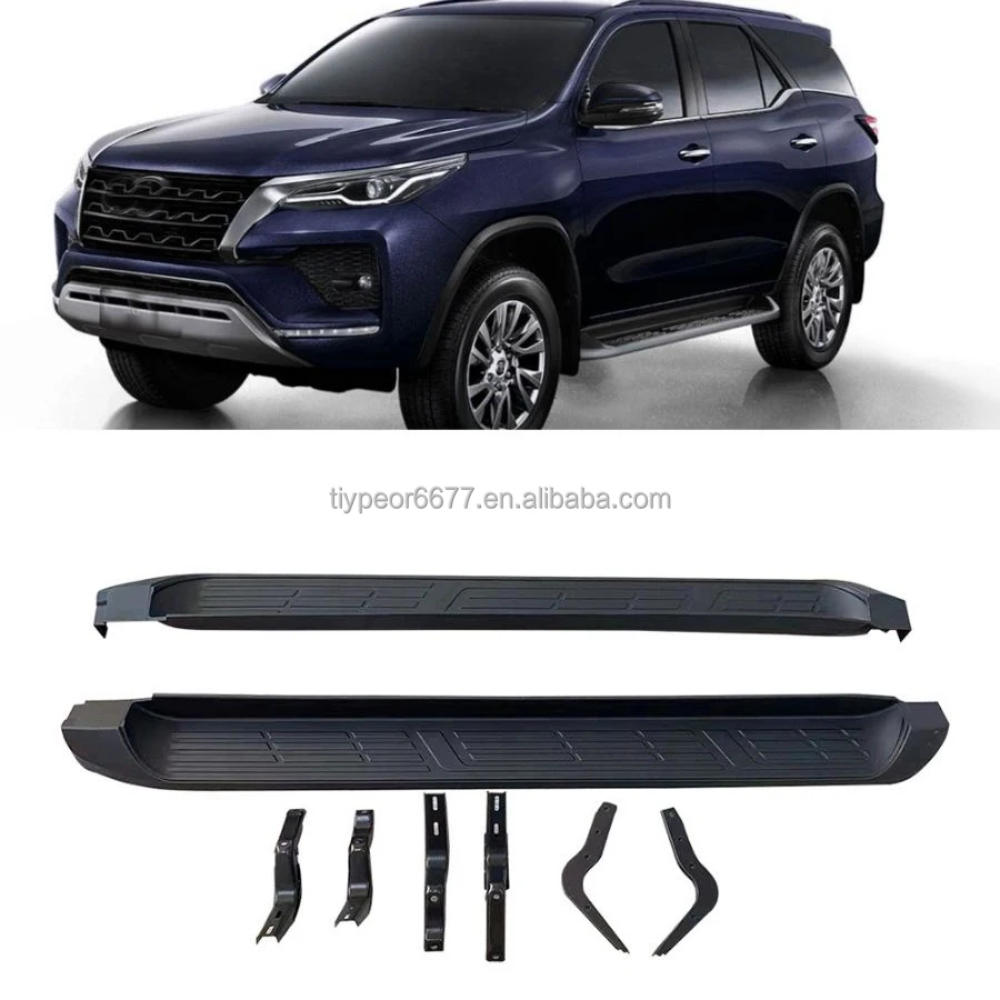 product side step running boards for toyota fortuner 2021 2022 auto suv accessories body parts foot step pedal-3