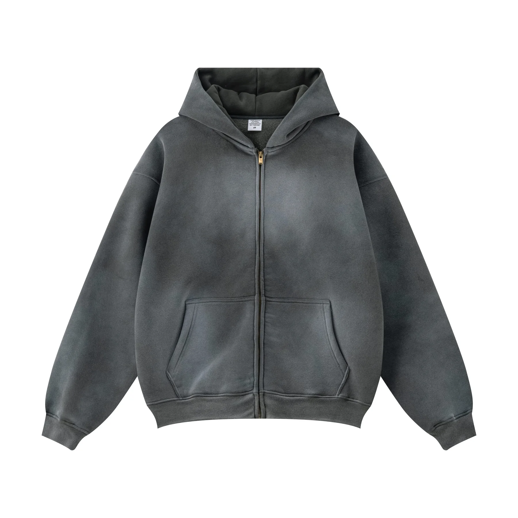 Shop Our Sun Faded Drop Shoulder Hoodies - Plus Size Men's