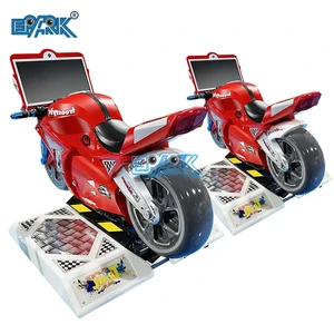Super Arcade Motorcycle Kids Ride on Motorcycle Racing Arcade Game Machine 4 Simultaneous Wifi Online Games