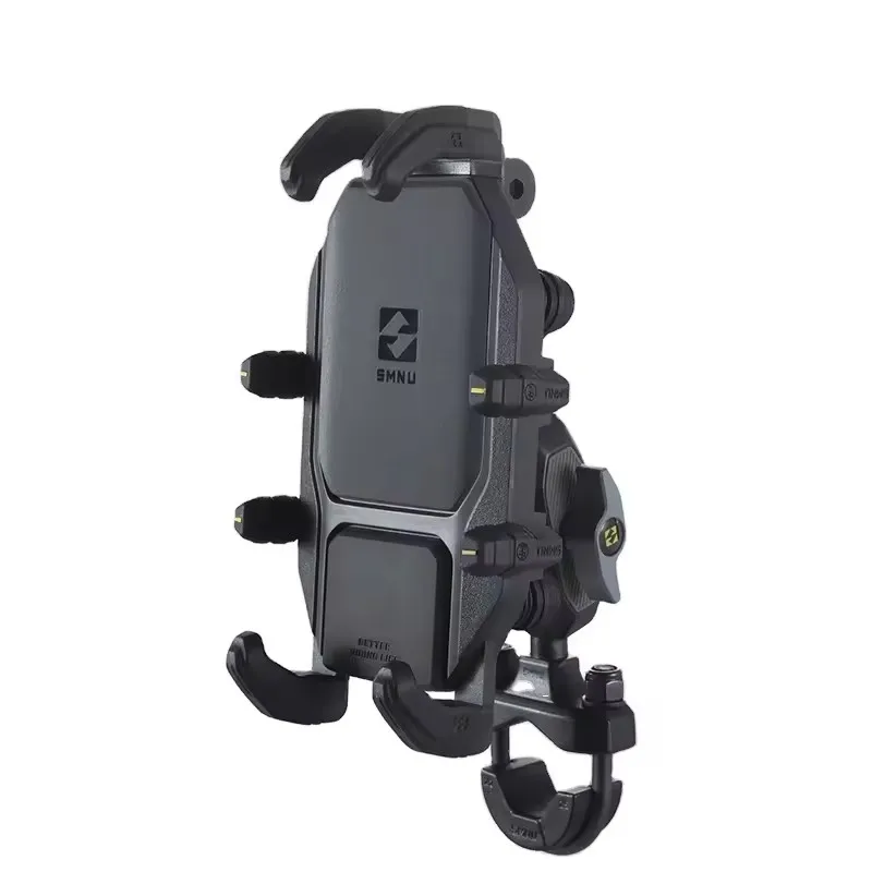 SMNU naujausios dizaino off-road laikiklis, antivibracinis bevielio įkrovimo laikiklis žemės dviračiui, motociklų telefonų laikiklis
