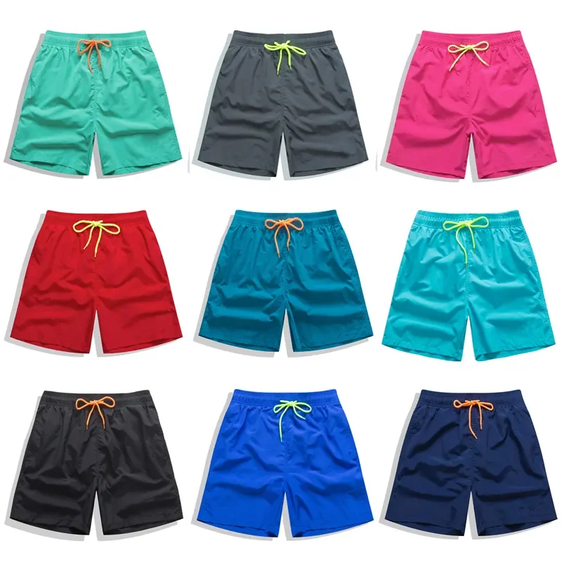 Sommer Elastische Taille Benutzerdefinierte Herren Badeshorts Lauf Polyester Badehose Mesh Strand Shorts Für Men562_voghion.com