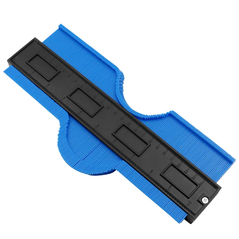 Contour Gauge Profile Duplicator Tool Adjustable Edge Shaping Wood Measure Ruler Laminate Tiles Wood Marking Tool