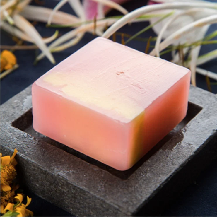 Мыло ручной работы с морковью и миндалем для отбеливания осветления лица