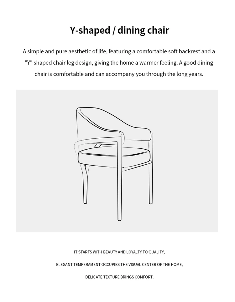 Modern Unique Design Dining Room Chair North American Walnut Solid Wood