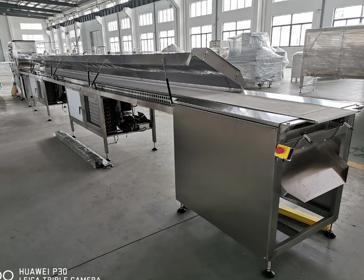 Haitel новейшая машина для нанесения шоколадного покрытия для изготовления шоколадных изделий