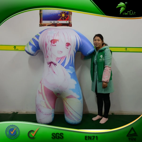New Advertising Inflatable Japanese Anime Swimming Suit Inflatable Bikini Girl Costume