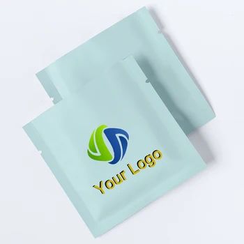 3x3 inch 100pcs Free Shipping Heat Seal Aluminum Foil Flat Food Storage Bag Custom Printed Flat Mylar Bags