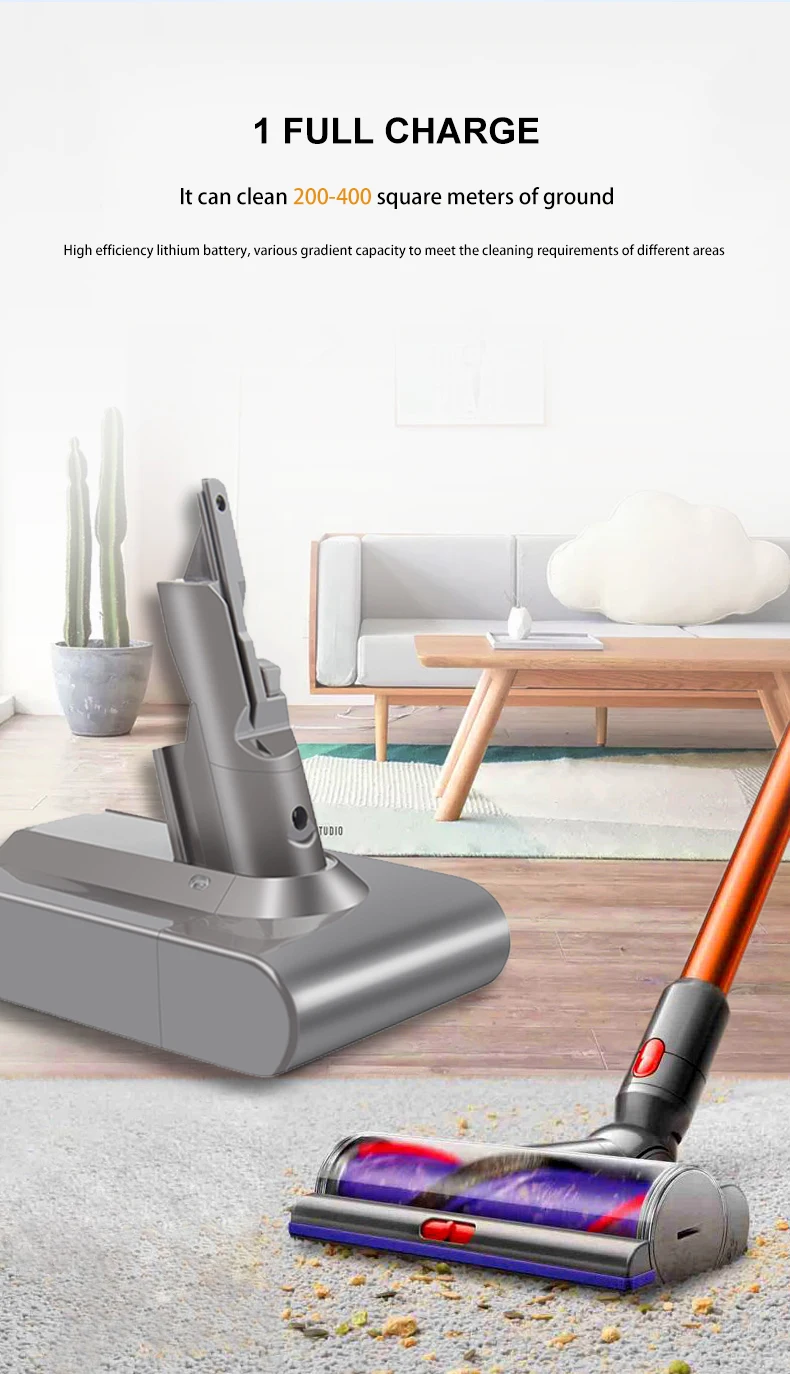 Factory Price For Dyson Lithium Battery V7 Replacement Vertical