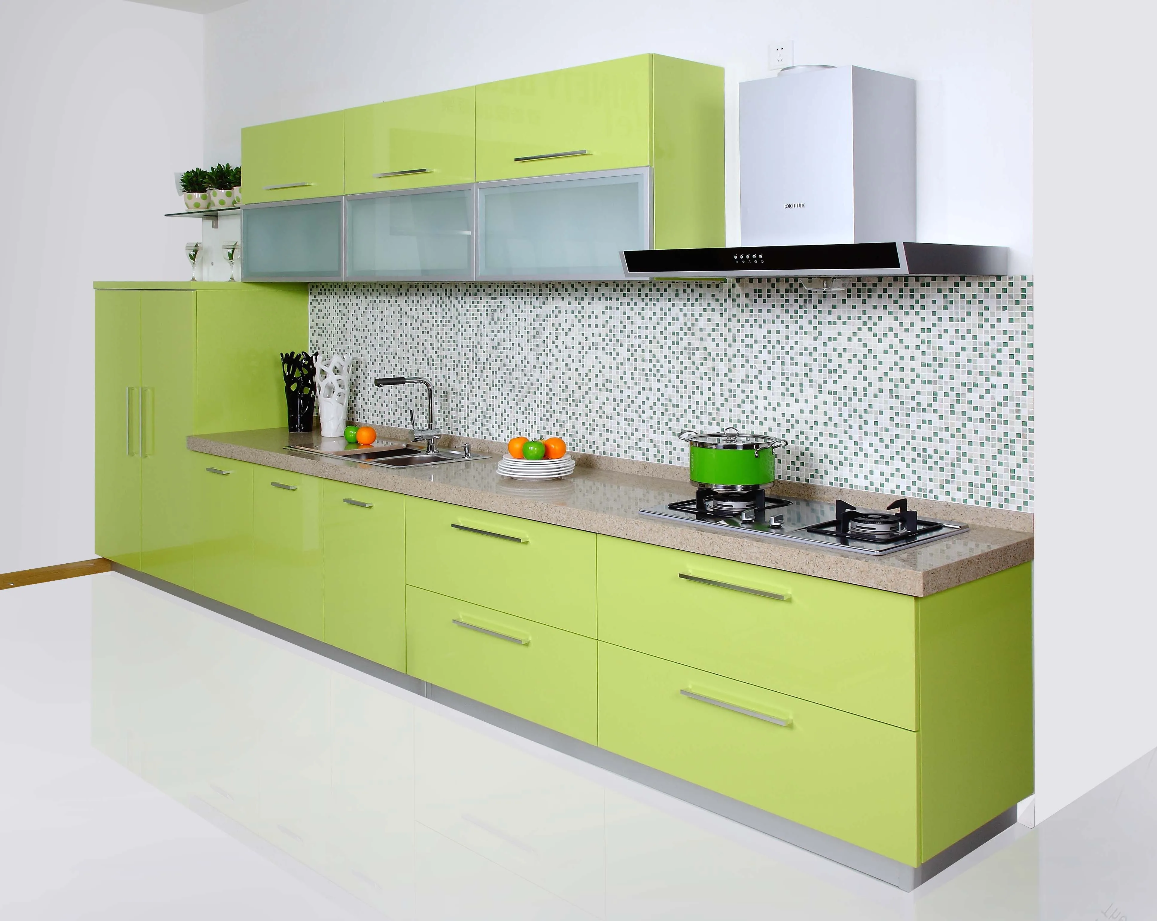 rta modern design dark black mdf lacquer kitchen cabinets with