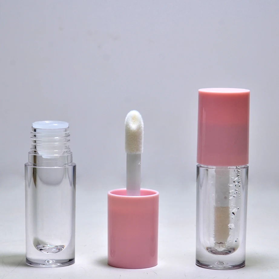 Custom 5ml Clear As Lip Gloss Tube With Cap Plastic Jar For Makeup And ...