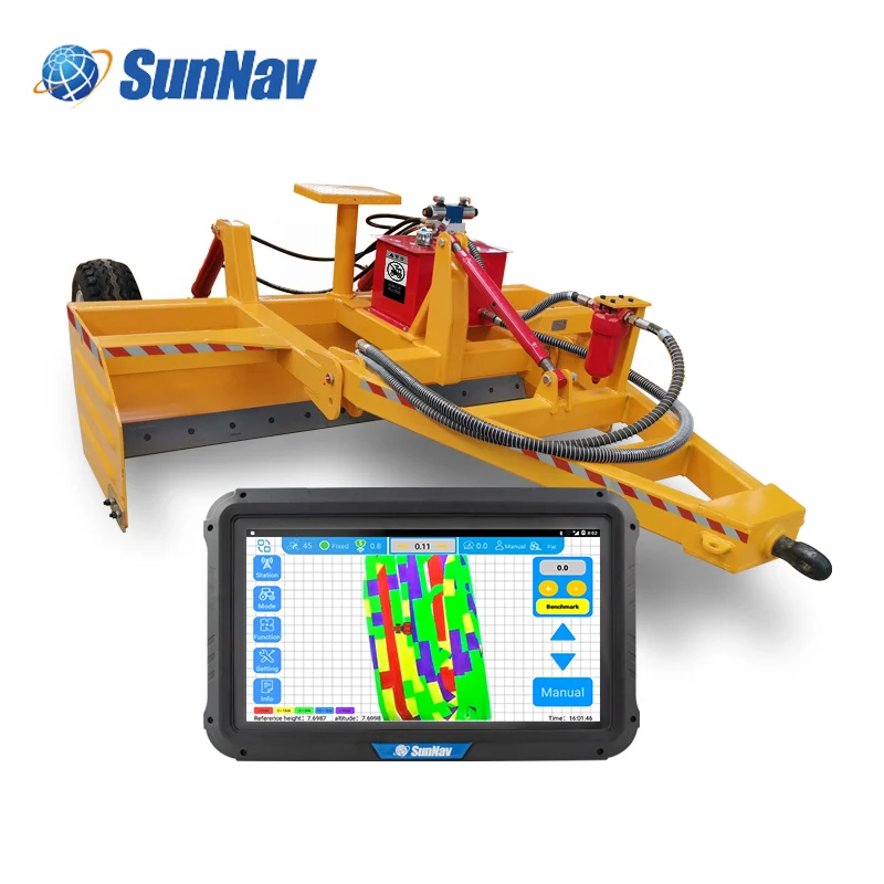 SunNav GPS Field Level II System AG2000 Slope Leveling for Agriculture Tractors Land Grader Android System