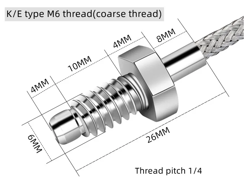 Screw Probe Thermocouple