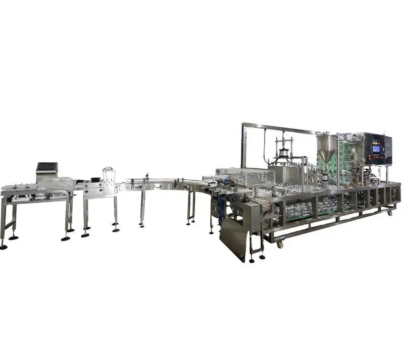 Latest Design Full-Automatic Mechanical High-Accuracy Automatic Tray Sealing Machine for Paper/Cans/Case Packaging Food Industry