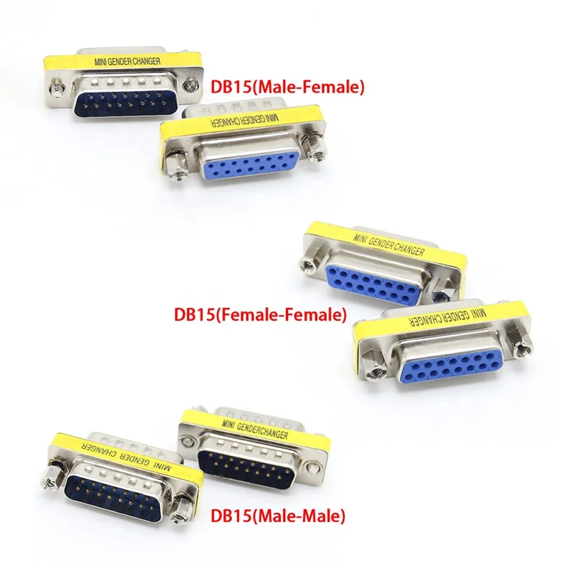 Dual Dsub Connector Db9/db15/db25 9 Pin Db9 Rs232 15 Pin Db15 Vga 25