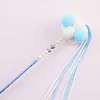 Blue fairy pom-pom tassel style