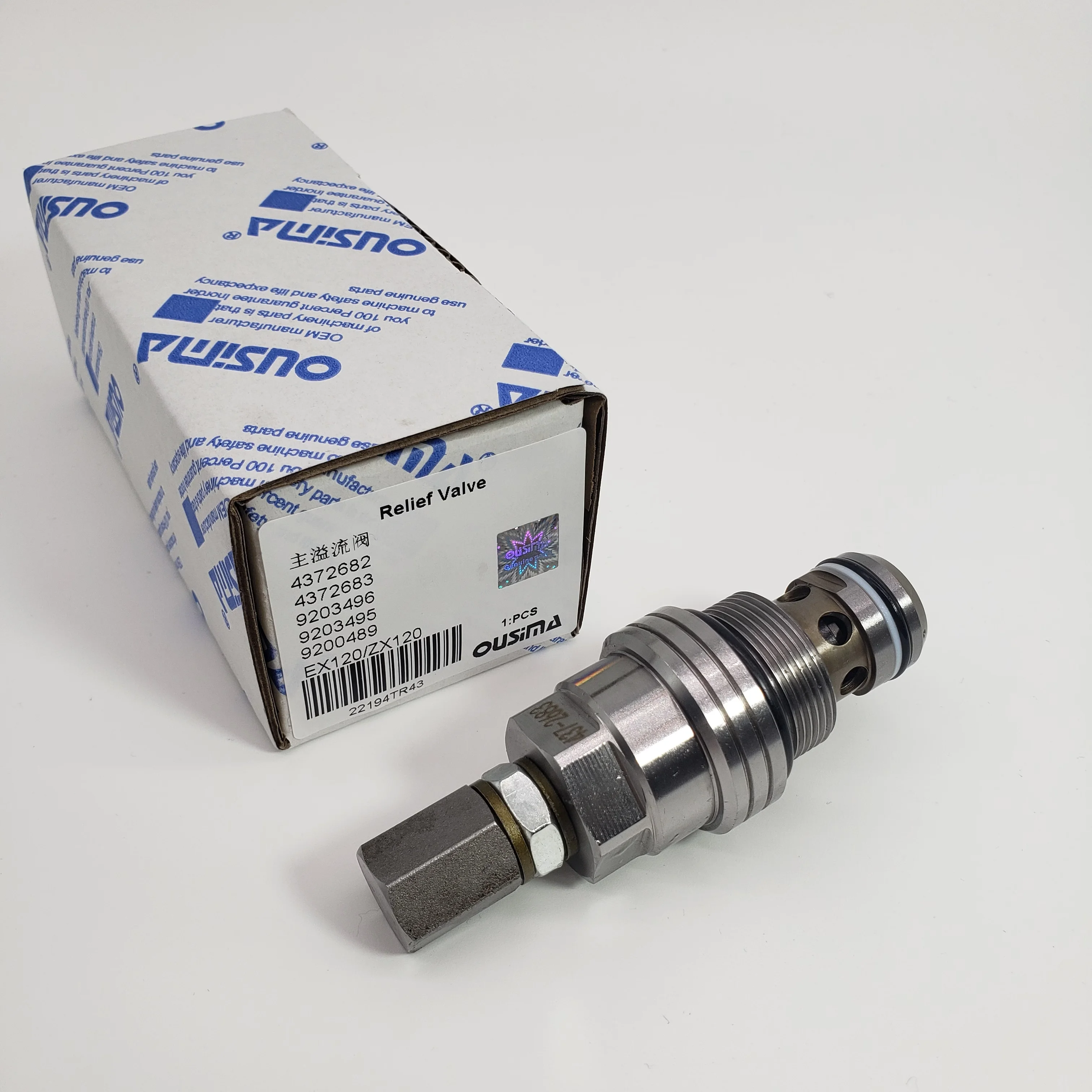HITACHI ZAX120 EX120 EX135 Relief Valve - OUSIMA 4372682