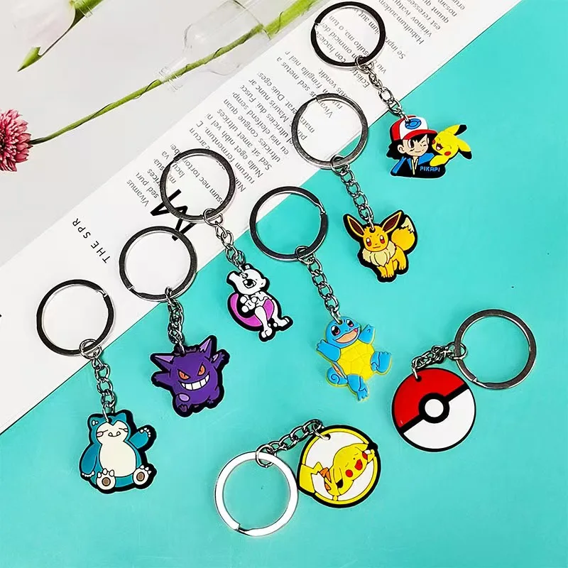 Factory Direct Customized Ready to Ship Wholesale Ring 2D Rubber Key Chain Halloween Horror Movie Soft PVC Keychain