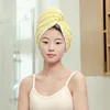 Light yellow hair drying cap