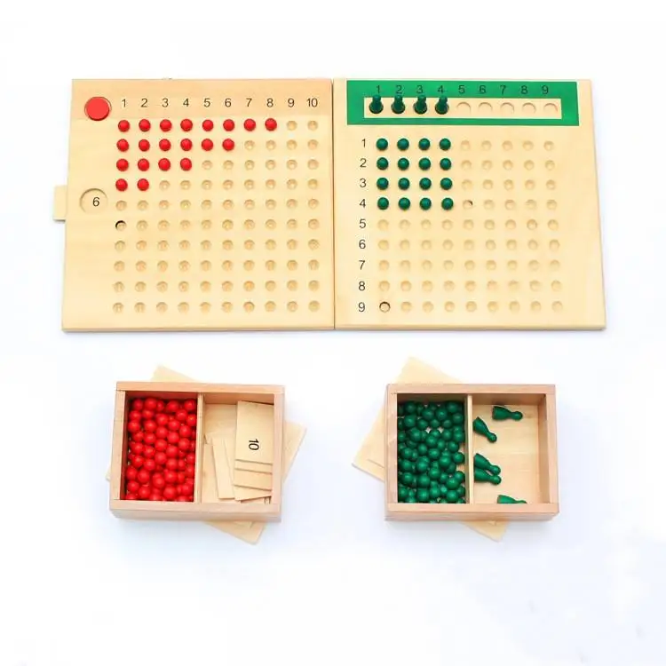 Custom Montessori Children's Wooden Math Counting Learning Board ...