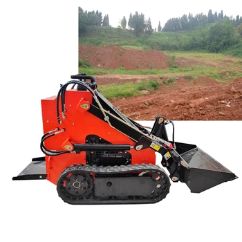 Hot Selling Mini Crawler Skid Steer Loader Chinese Solid Crawler Skid Steer Loader Mini 380kg