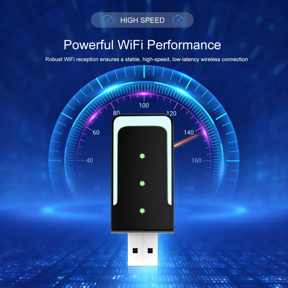 Custom logo 2 in 1 Wireless Carplay Adapter USB Mini Carplay Dongle Android Auto Plug&Play 5Ghz WiFi Fast Connect - view 5