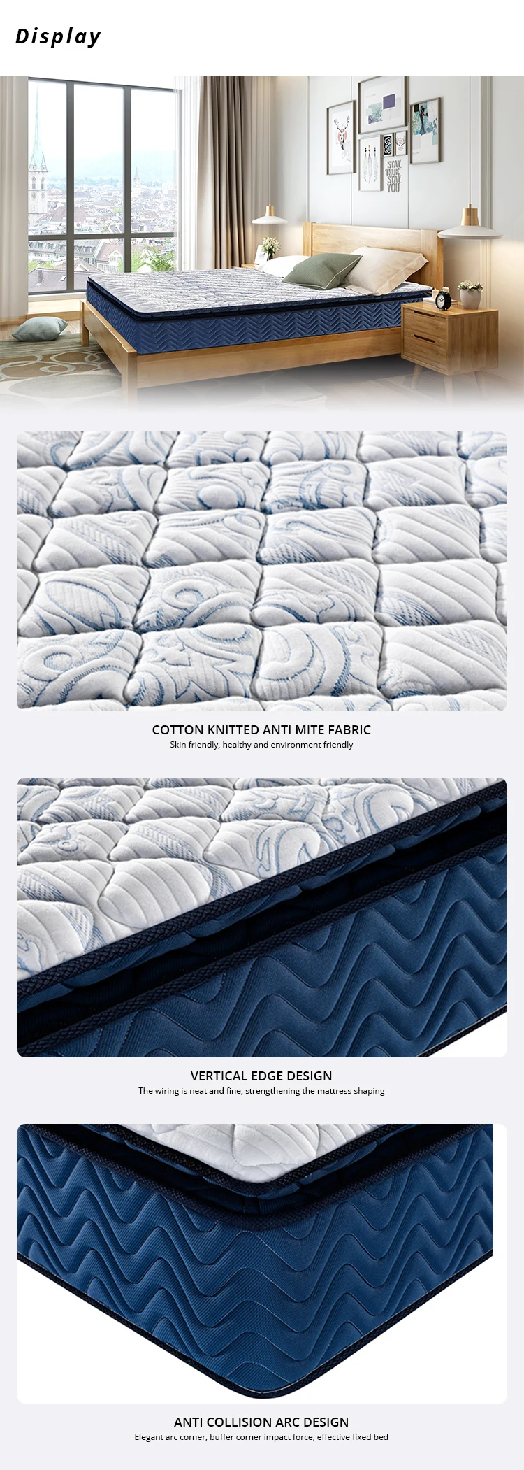 Sleepwell Roll Up Cool Gel Memory Foam King Size Pocket Spring Bed