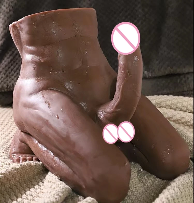 Artificial Penis Real Dildo Sex Tool Women's Self-consolation Device Sex Toy Half-body Solid Torso Reverse Mold Big Ass Men Doll