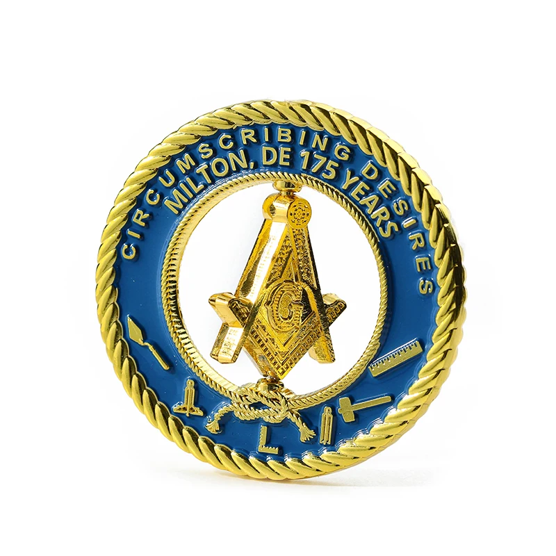 توکن‌های فلزی سفارشی طلایی و نقره‌ای عتیقه 2D و 3D، سکه‌های چلنج برنجی و آلیاژ رویی مهر شده با قالب، حکاکی سکه سفارشی 17