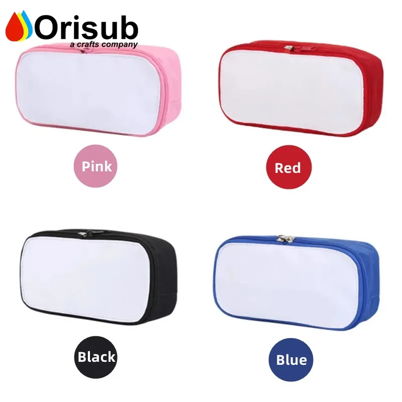 Multiple Colors Sublimation Blanks Cosmetic Bags Personalized Make Up