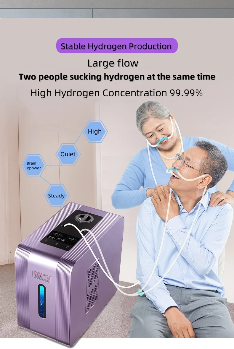 900 Ml Hydrogen Inhalation Machine Hydrogen Generator Home Nasal Inhaler Portable Inhaler Machine supplier