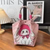 Hkb9320 new pink big ear rabbit-ring buckle bag