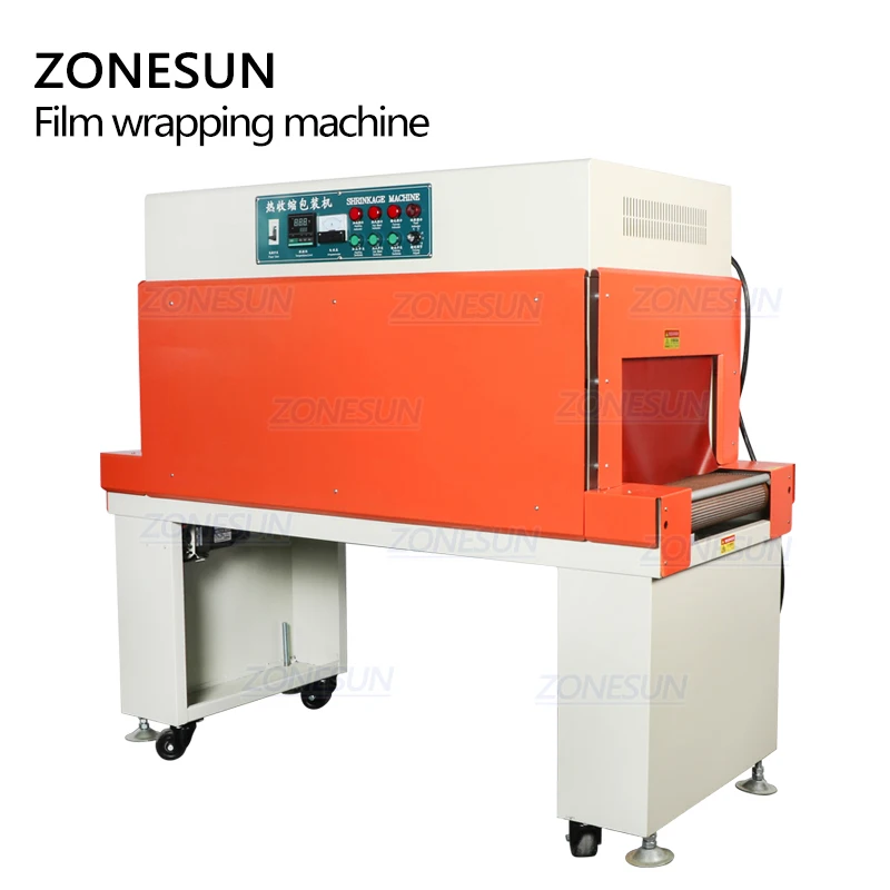 ZONESUN ZS-BSP4525 машина для упаковки термоусадочной пленки в тоннель бутылок с автоматической