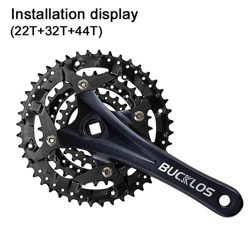 Amazon | DJC 自転車クランクセット 104BCD チェーンリング付き