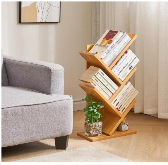 Tree Bookcase Organizer 4 Tier Tree Book Shelf Organizer