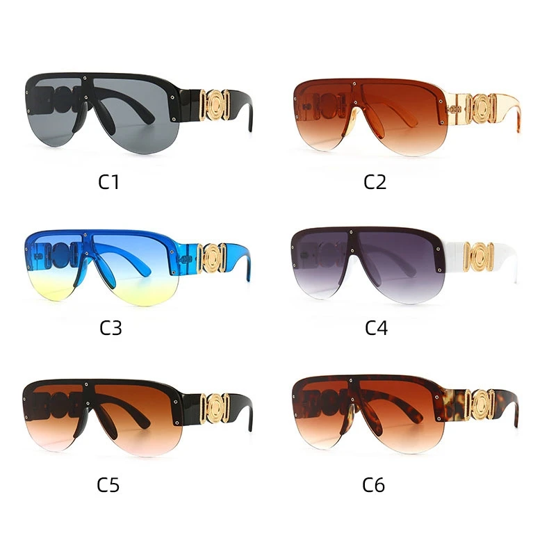 Superhot Eyewear 49300 Oversized One-Piece Sunglasses UV400 Luxury Frame for Unisex 2025 aperçu 4