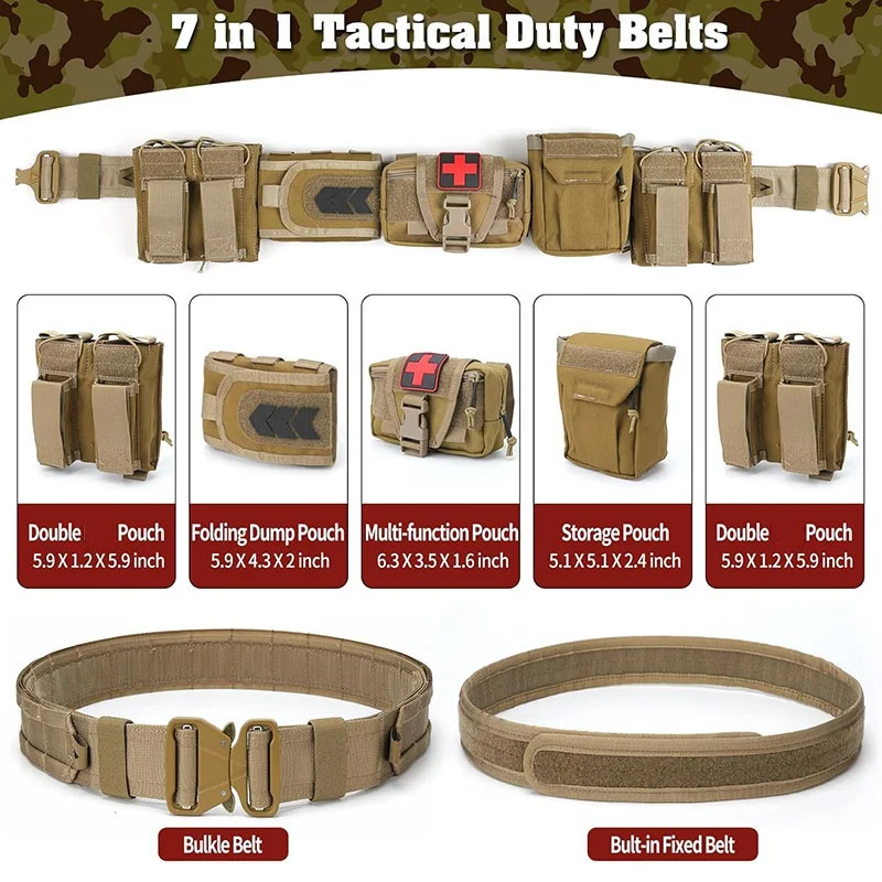 Modular Sport Enthusiasts High Density Material Quick Release Tactical Heavy Duty Belt High Density Material Tactical Belt