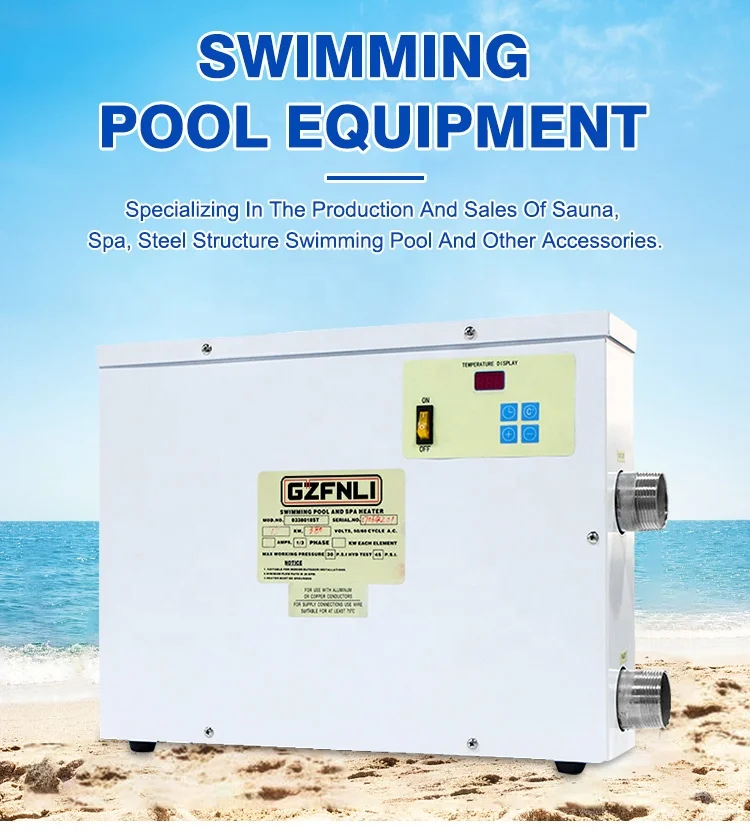 Customized High Power Pool Heating Systems Swimming Pool Water Heaters