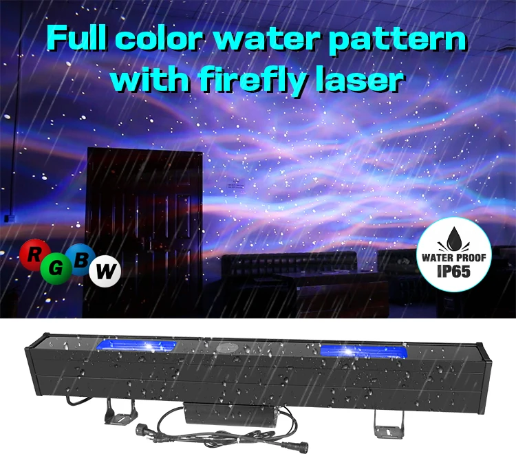 IP65 LED Water Wave Effect+Firefly Projection Lamp Laser Light Star Light Projector