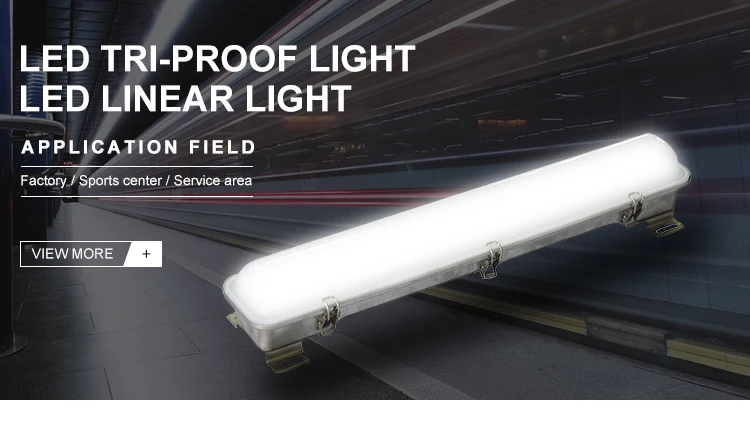 Atex Indirect Linear Light Led Batten Strip Light Recessed Led Ip65 Tri ...